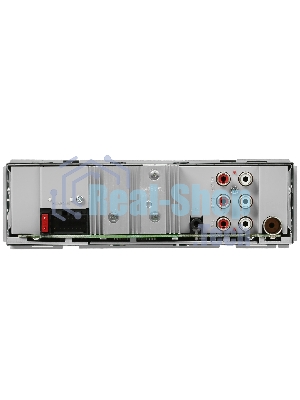Автомагнитола Kenwood KMM-BT408, 1 DIN, Bluetooth, USB Type-A, AUX, съёмная панель