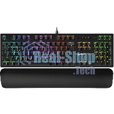 Клавиатура A4Tech Bloody B825R механическая черный USB for gamer LED (подставка для запястий) (B825R (RED SWITCHES))