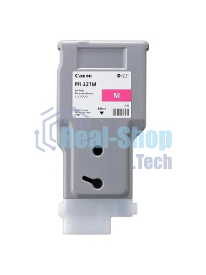 Картридж струйный Canon INK TANK PFI-321 MAGENTA пурпурный (300 мл) для Canon imagePROGRAF TM-250, TM-255, TM-350, TM-355
