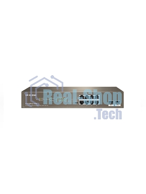 Коммутатор неуправляемый IP-COM G1110P-8-150W Ethernet 8GE+2SFP С 8-Портовым PoE