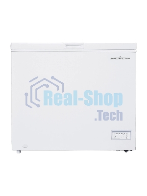 Морозильный ларь SNOWCAP CF-250 E белый глухая крышка, 250л