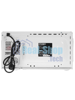 Микроволновая печь Hyundai HYM-D3029 белый, 20 л, 700 Вт, переключатели — мембранные кнопки