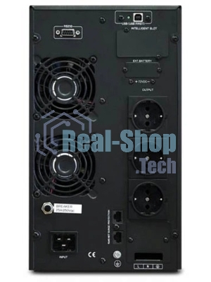 Источник бесперебойного питания Powerman Online 3000 / 3000 ВА / 2400 Вт / 3 x CEE 7 (евророзетка)