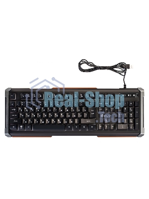 Клавиатура Oklick 710G черный/серый USB Multimedia