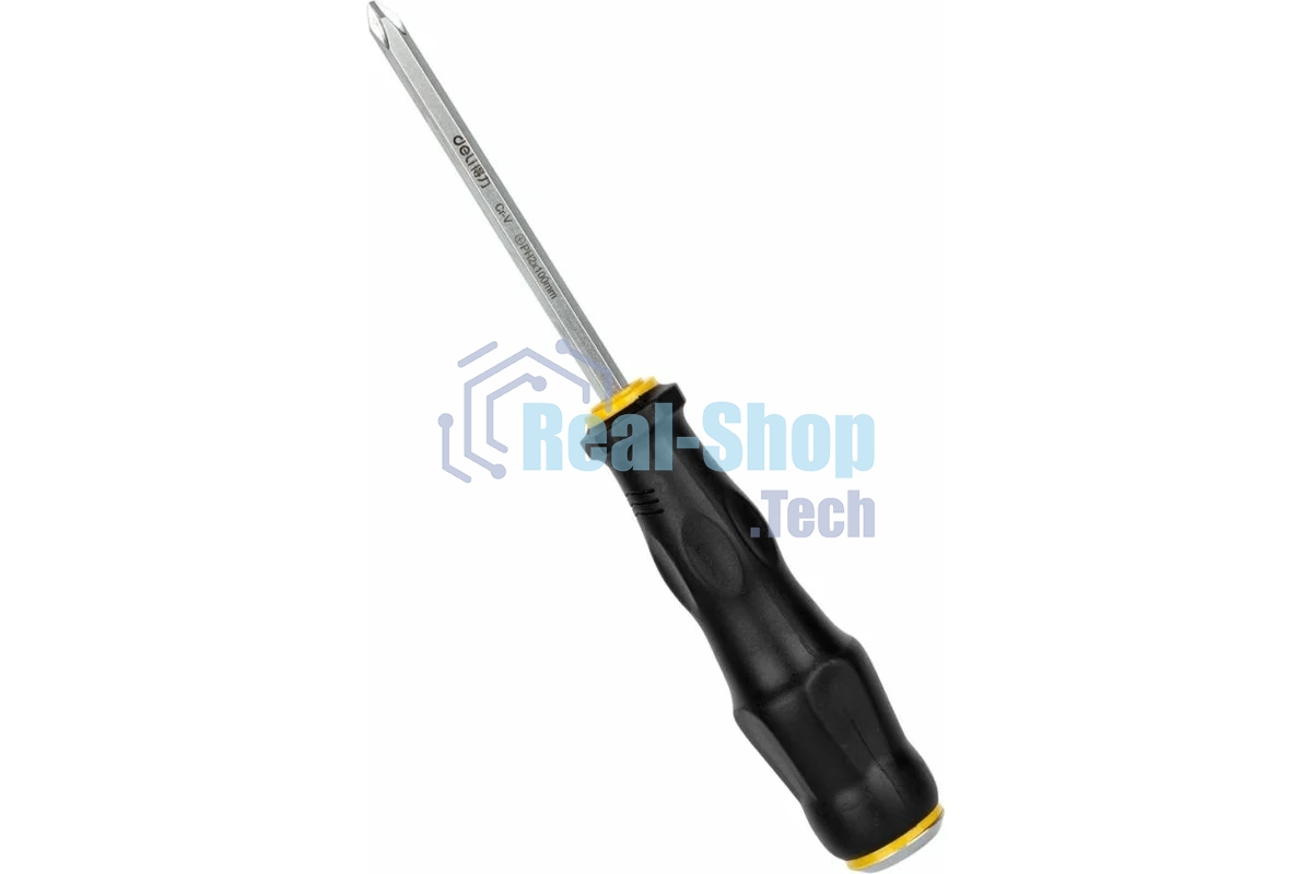 Крестовая отвертка со сквозным хвостовиком (ударная) Deli DL627004 PH2x100