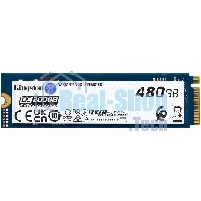 Накопитель SSD Kingston DC2000B, 480Gb, PCIe 4.0 x4, M.2 2280, R/W 7000/800