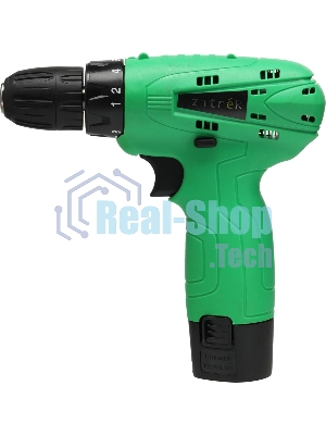Дрель-шуруповерт аккумуляторная Zitrek Green 12-Li 063-4072, Аккумуляторная, 12В, 2 АКБ, Кейс