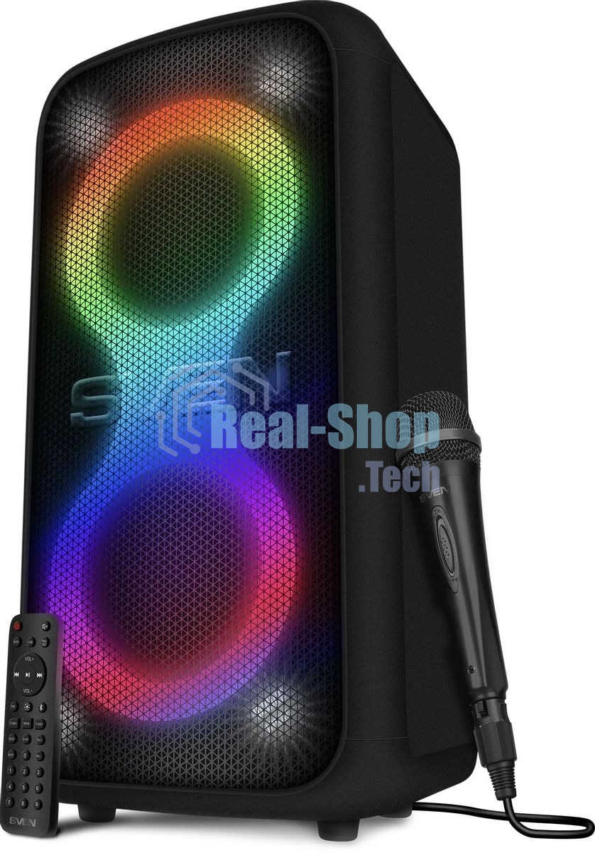 Колонка портативная SVEN АС PS-1000 черный 160W 1.0 BT/3.5Jack 8000mAh