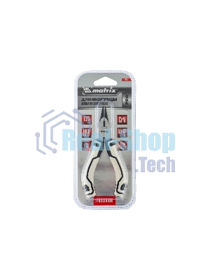 Длинногубцы Matrix Mini, 125 мм, прямые, авторазжим, PRO