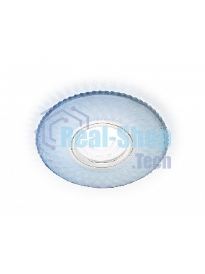 Встраиваемый точечный светильник Ambrella light S333 FR/CLD хром/матовый хрусталь/MR16+3W(LED COLD)