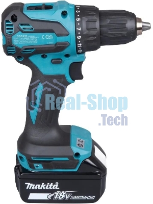Дрель-шуруповерт Makita DDF490SFJ 12, 18 В, 3 Ач, 50 Нм, бесщеточный