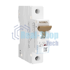 Автоматический выключатель Werkel 1P 16A C 6 кА W901P166