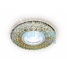 Встраиваемый точечный светильник Ambrella light S333 CF/WR хром/кофе/MR16+3W(LED WARM 3000K)