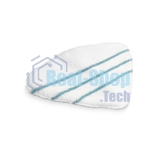 Сменная насадка для паровой швабры Bt SM1114 White-blue. (Тряпка для мытья полов) Материал 95% polyester, 5% nylon, размер 280 х 240 мм