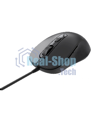 Мышь проводная Oklick 211M черный, 2400 dpi, USB, кнопки - 6