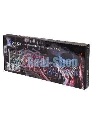 Клавиатура Oklick 710G черный/серый USB Multimedia