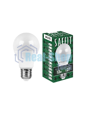 Лампа светодиодная SAFFIT SBA6010 (55004) 10Вт Е27 теплый