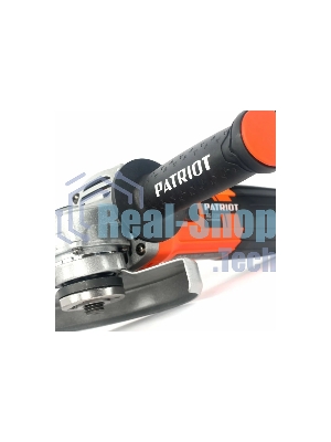 Угловая шлифовальная машина PATRIOT AG 120Mвибро, пылезащищенная. 720 Вт, Диск 125 мм, 11000 об/мин