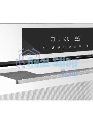 Шкаф духовой электрический Maunfeld AEOD60103W, 60л, дверца с 3 стеклами, белый