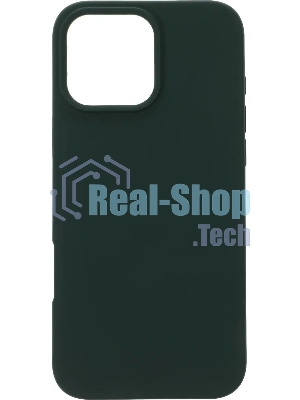 Чехол Microfiber Case для Apple iPhone 16 Pro Max зеленый опал, Borasco