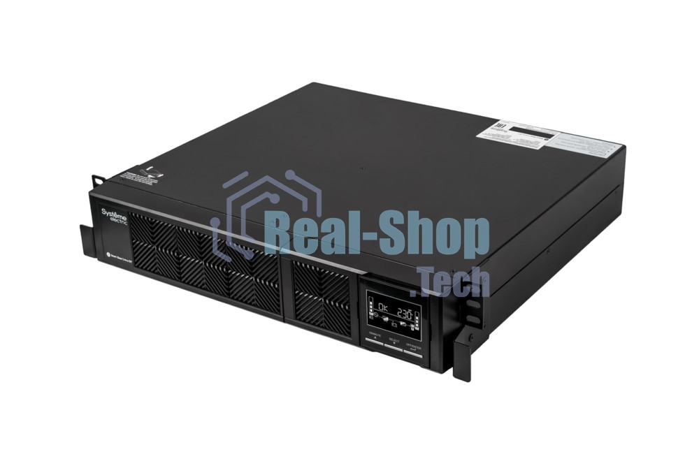 Источник бесперебойного питания Systeme Electric Smart-Save Online ИБП SRTSE 2 поколения 2000 ВА/Вт, 2U, 8 C13+1 C19, USB, RS-232, сухие контакты, SNMP-карта