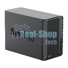 СХД настольное исполнение Synology 2BAY NO HDD DS225+