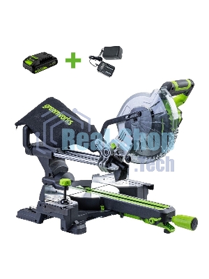 Торцовочная пила Greenworks GD24MS216 4800об/мин d=216мм