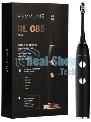 Электрическая зубная щетка Revyline RL 085, чёрная