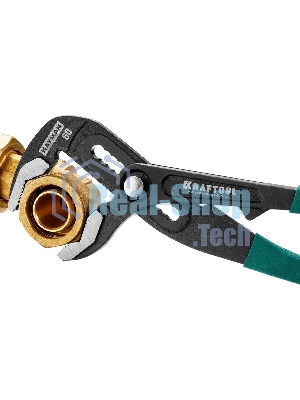 Клещи переставные KRAFTOOL 22353-25 Bulldog Cr-V, max захват 60мм, губки 6мм, 250мм
