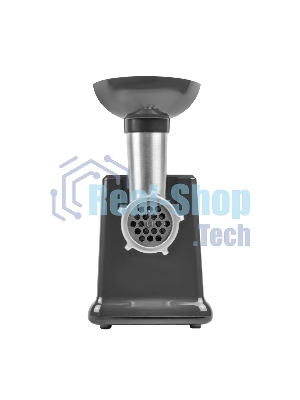 Мясорубка электрическая CENTEK CT-1626 черный, 2000 Вт, 2.0 кг/мин, реверс, защита от перегрузки, насадки - 6