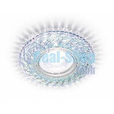 Встраиваемый точечный светильник Ambrella light S295 PR/WH хром/перламутровый MR16+3W(LED WHITE 4200K)