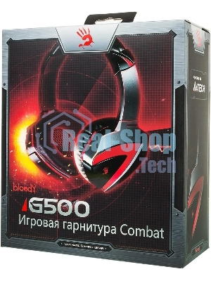 Гарнитура Bloody G500 чёрный, проводная, 3.5 мм