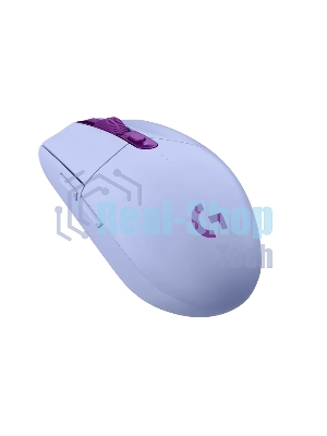 Мышь беспроводная Logitech G304 Lightspeed фиолетовый, 12000 dpi, радиоканал, USB, кнопки - 6