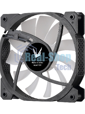 Вентилятор для корпуса Aerocool/Formula Cosmic 12BK FR RGb черный, 120 мм, 1100 об/мин, 22.3 дБ, 4 pin