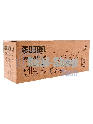 Ножницы-кусторез аккумуляторные Denzel G411 с акк. 3,6В Li-Ion 1,5 А·ч