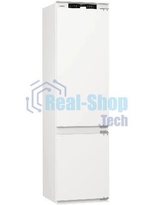 Встраиваемый холодильник Gorenje NRKI519141 белый двухкамерный 207/68 л морозилка снизу, No Frost