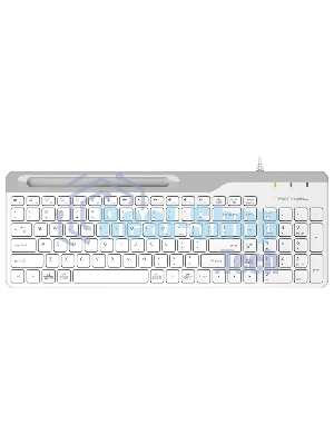 Клавиатура проводная A4Tech Fstyler FK25, USB, белый/серый