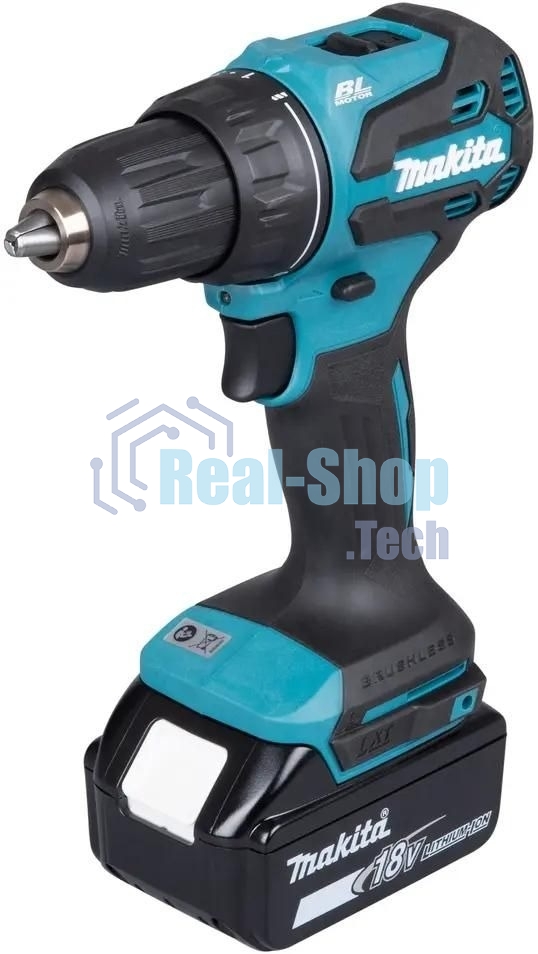 Дрель-шуруповерт Makita DDF490SFJ 12, 18 В, 3 Ач, 50 Нм, бесщеточный