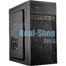 Компьютерный корпус KingPrice KPCC-MN210 черный без БП mATX 1x80мм 2x120мм 2xUSB 2.0 audio
