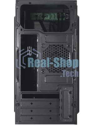 Компьютерный корпус Digma DCC-MN302 черный без БП mATX 1x80мм 2x120мм 1xUSB2.0 1xUSB3.0 audio
