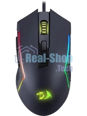 Мышь проводная Redragon Trident Lite черный, 8000 dpi, USB, кнопки - 7