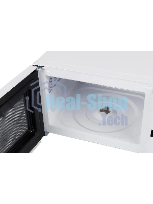 Микроволновая печь Midea MM720CKE белый, 20 л, 700 Вт, переключатели - поворотный механизм