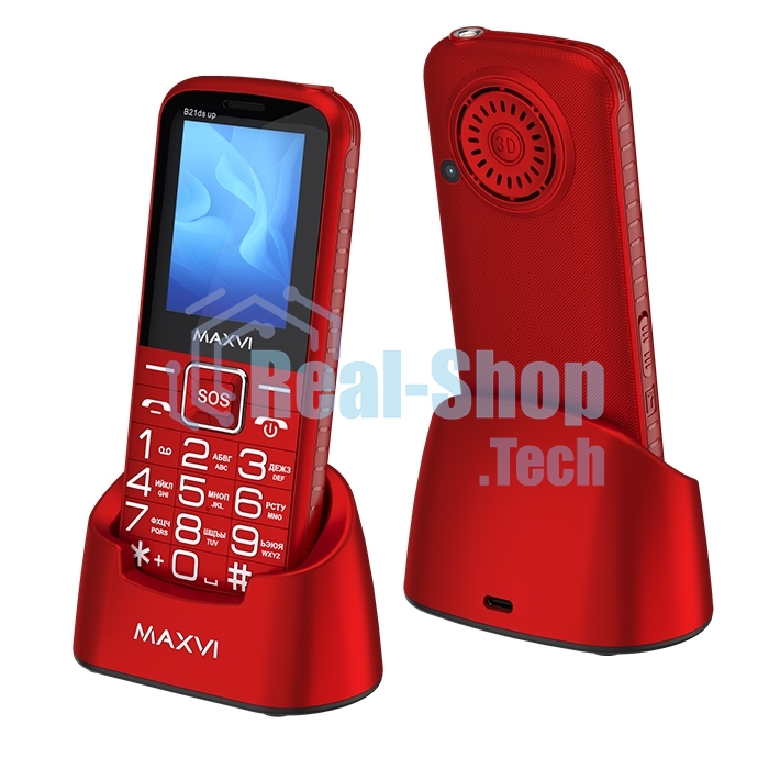 Мобильный телефон Maxvi B21ds up красный