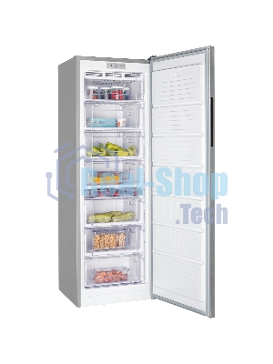 Морозильная камера Nordfrost DF 268 SAP, серебристый, 221л, 6 ящика