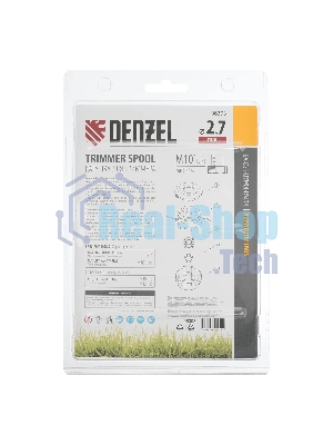 Катушка триммера Denzel полуавтомат. гайка М10х1,25L; гайка М10х1L; гайка М12х1,5L