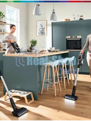 Пылесос вертикальный Bosch BCS931GAC серый, питание от аккумулятора, уборка сухая, пылесборник 0.4 л