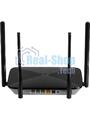 Роутер беспроводной Mercusys AC12G AC1300 10/100/1000BASE-TX черный