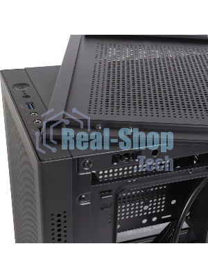 Корпус Midtower mATX Eurocase 00-01064257 MI05 черный без БП закаленное стекло USB 3.0