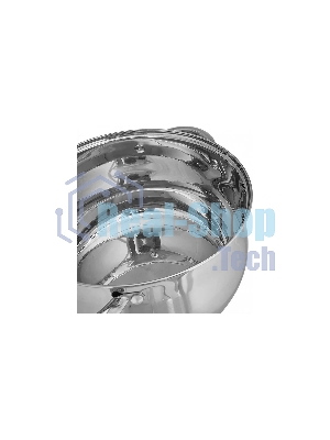 Кастрюля WEBBER BE-355/2 6,5 л, 24 см, из нержавеющей стали со стеклянной крышкой