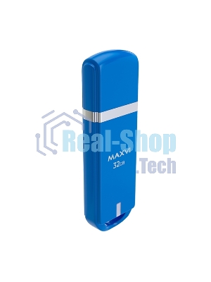 Флешка USB Maxvi P3 sky blue (FD32GBUSB20C10P3), 32GB, USB 2.0, R/W 15/5, синий